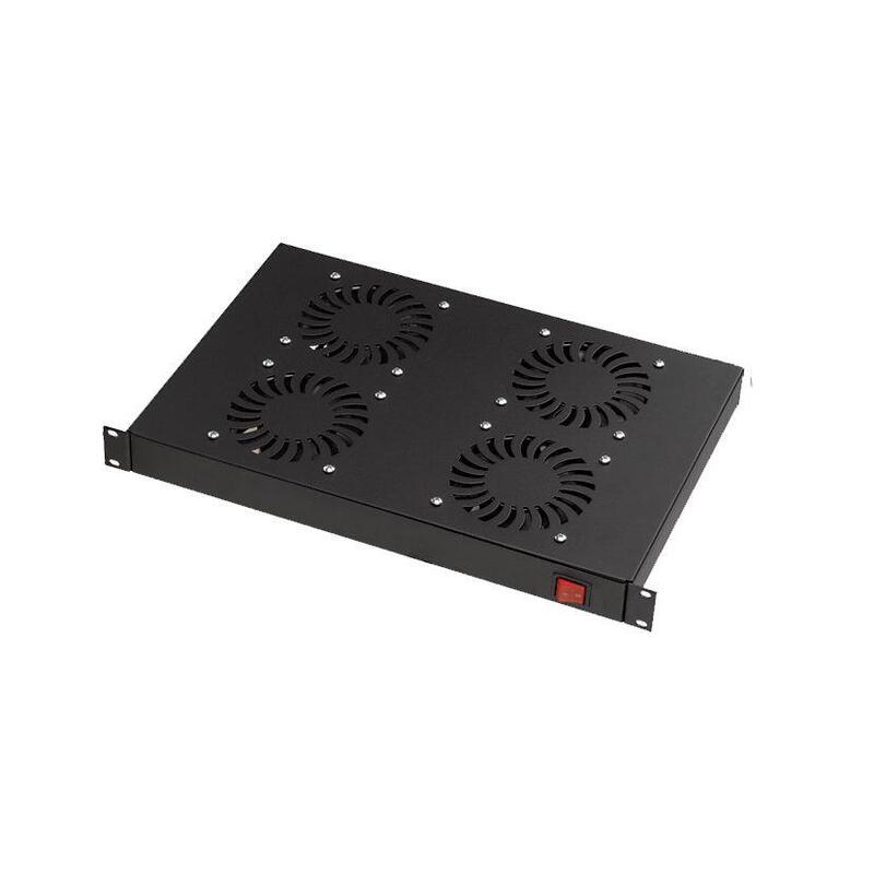 Unidad De Ventilacion Frontal Rack 19". 4 Ventiladores