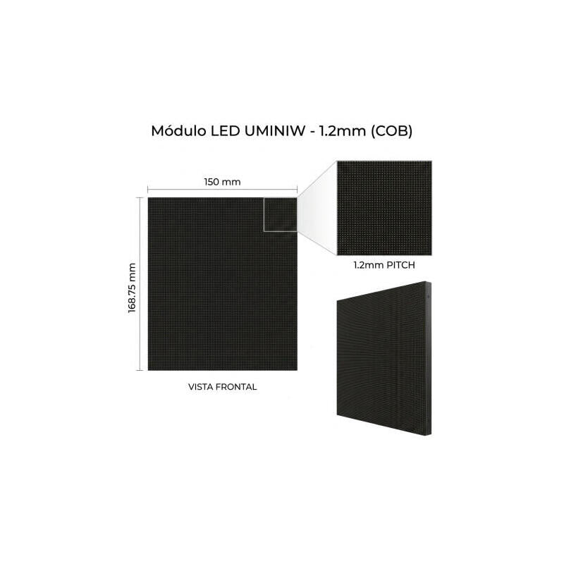 Unilumin Module 150x168.75 For Cabinet Uminiw 1.2 Led Cob Size: 600x337.5 Mm Brightness: 800 Nits Refresh Rate 3840hz Maintenance Front (Aun2e4869b)