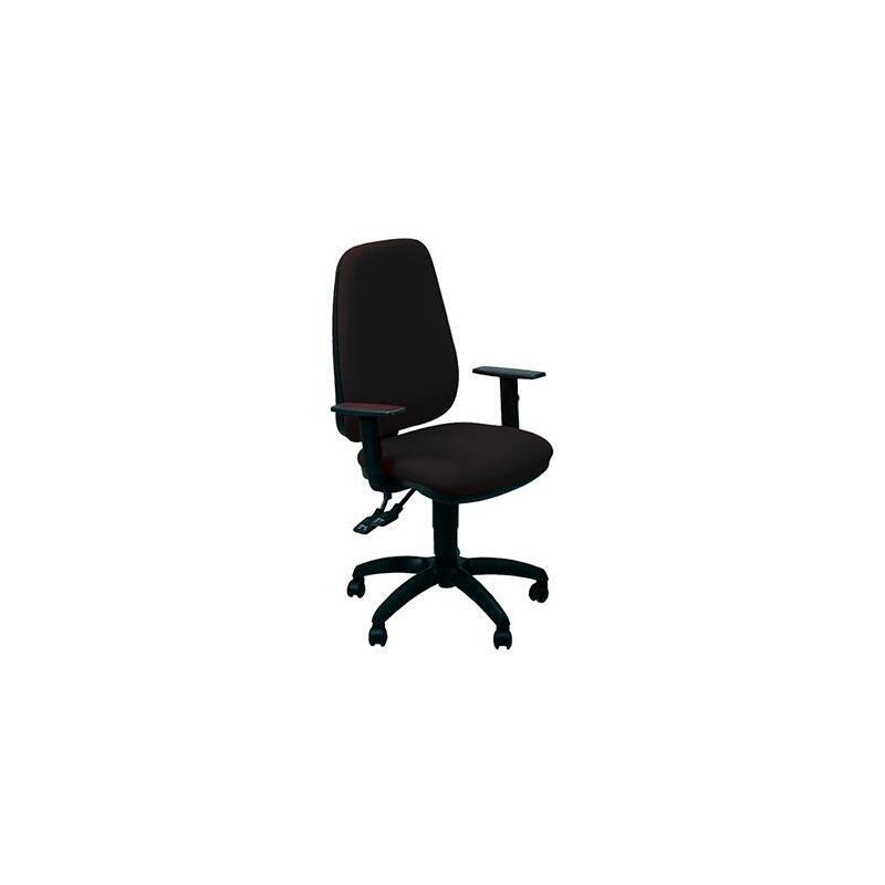 Unisit Silla Administrativa Sincro Tete Reposabrazos Ajustables Negra