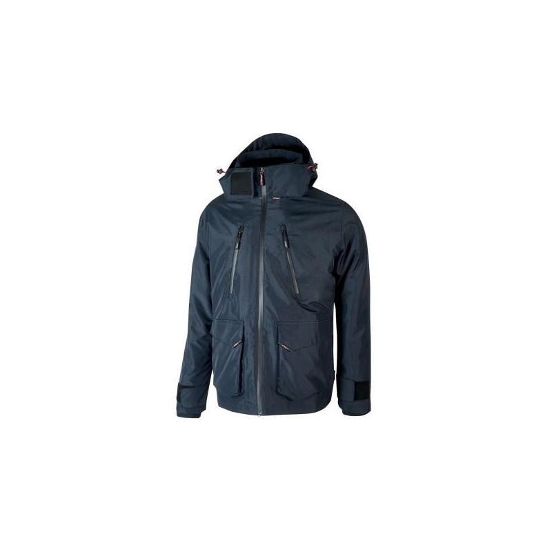 Upower Forex Parka Versatil Impermeable - Talla 2xl - Transpirable, Capucha Ajustable, Interior Termico Desmontable,