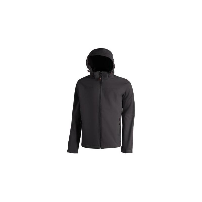 Upower Kyra Cazadora De Trabajo Con Tejido Soft Shell - Talla L - Transpirable, Antiviento, Repelente Al Agua, Capucha