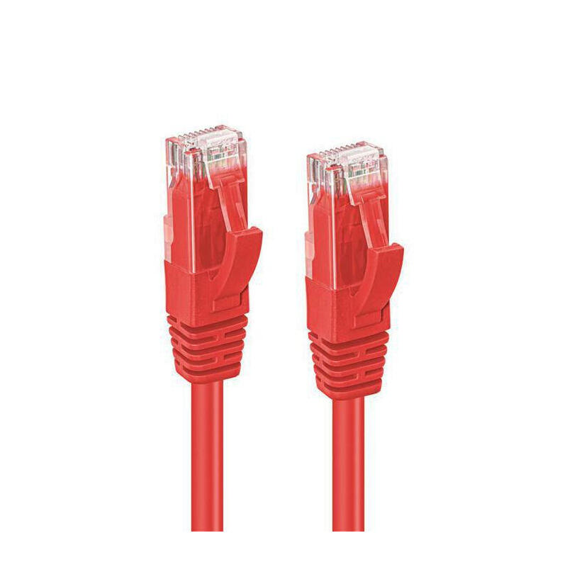 U/Utp Cat5e 0.5m Red Pvc Unshielded Network Cable,