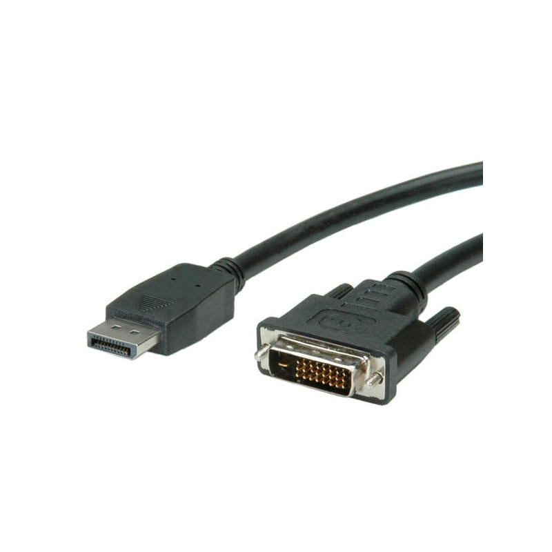 Value 11.99.5613 Adaptador De Cable De Vídeo 1 M Displayport Dvi-D Negro