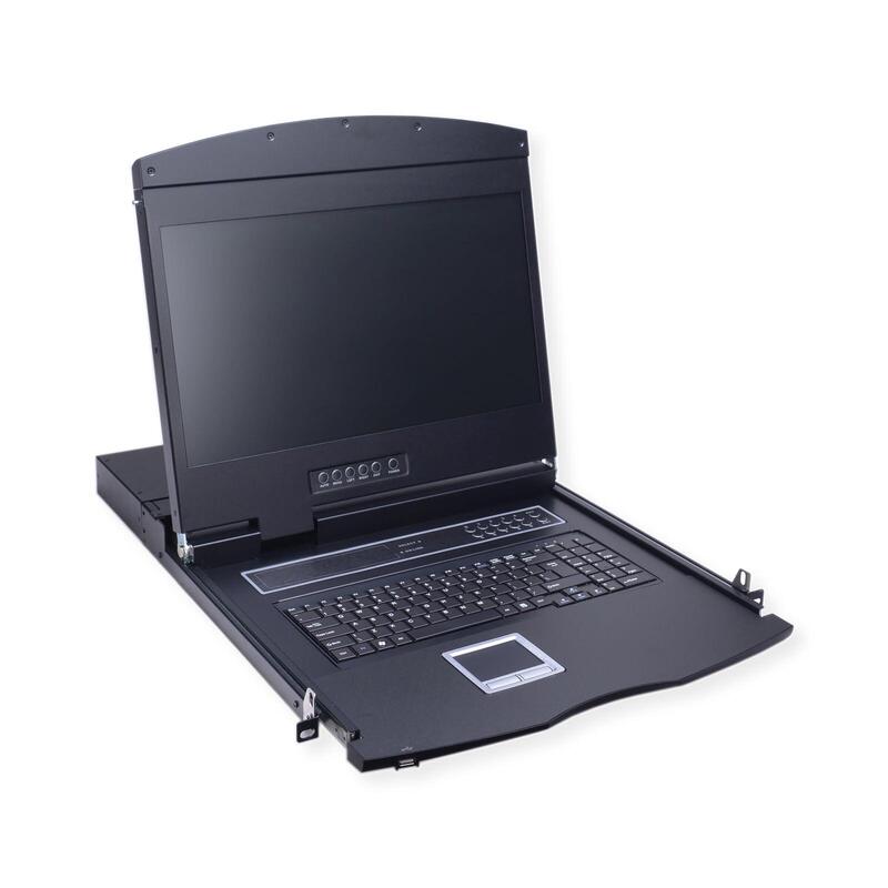 Value 19-Zoll-Kvm-Switch, 8-Port, 43 Cm (17") Tft (4:3), Vga, Usb, De-Layout