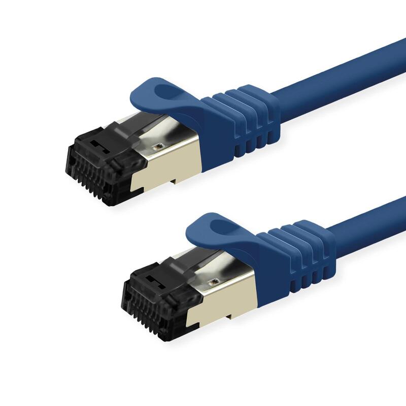 Value S Ftp-(Pimf-) Cable De Red Cat.8 (Class I), Lsoh, Litzendraht, Blau, 2 M