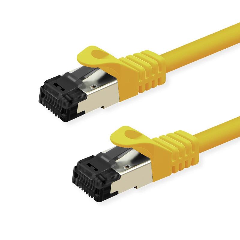 Value S Ftp-(Pimf-) Cable De Red Cat.8 (Class I), Lsoh, Litzendraht, Gelb, 1 M