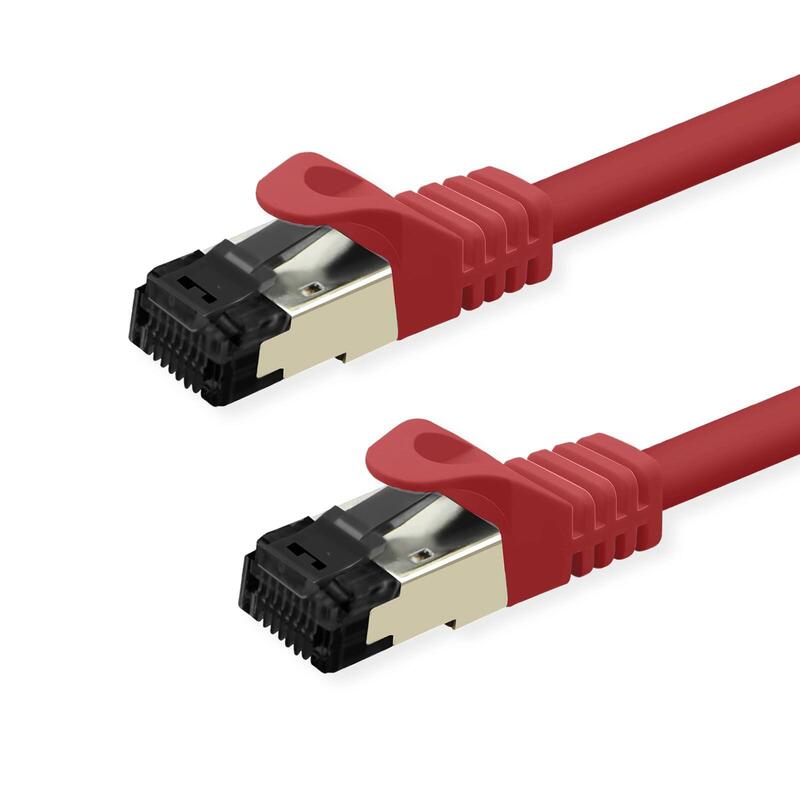 Value S Ftp-(Pimf-) Cable De Red Cat.8 (Class I), Lsoh, Litzendraht, Rot, 2 M