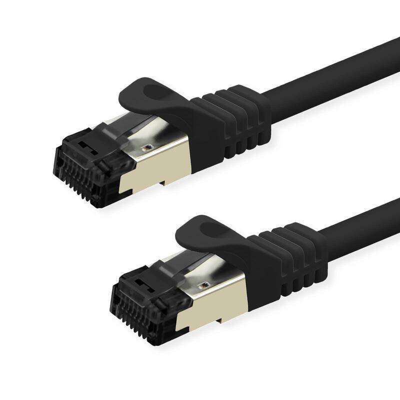 Value S Ftp-(Pimf-) Cable De Red Cat.8 (Class I), Lsoh, Litzendraht, Schwarz, 3 M