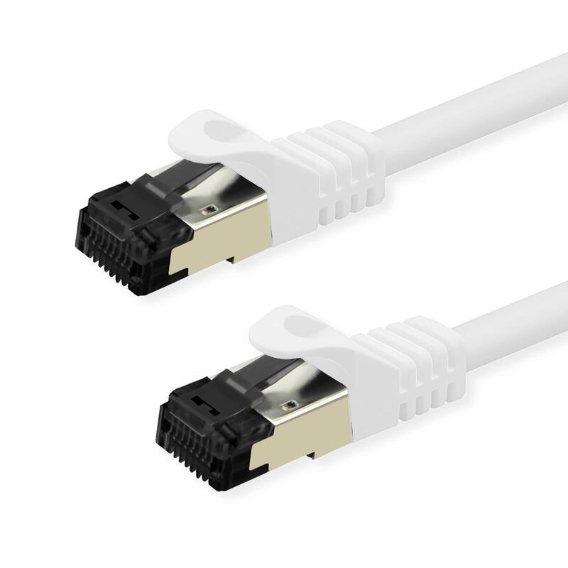 Value S Ftp-(Pimf-) Cable De Red Cat.8 (Class I), Lsoh, Litzendraht, Wei, 3 M