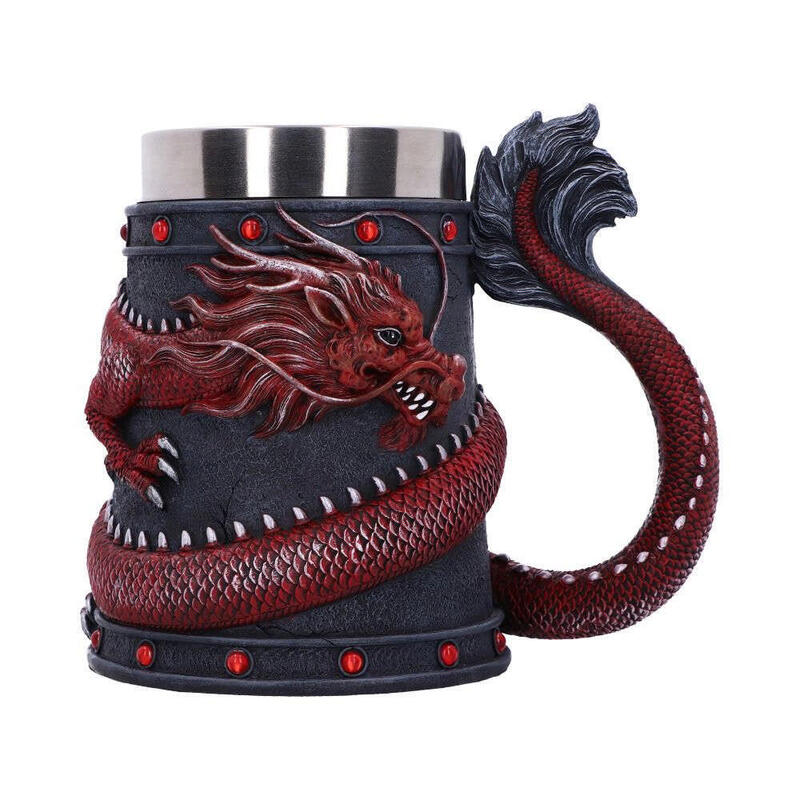 Varios - Jarra - Dragon Coil Red 16cm