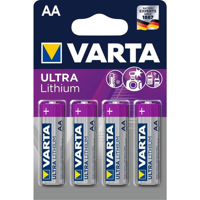 Varta Ultra Lithium Mignon Aa Lr 6 4pilas