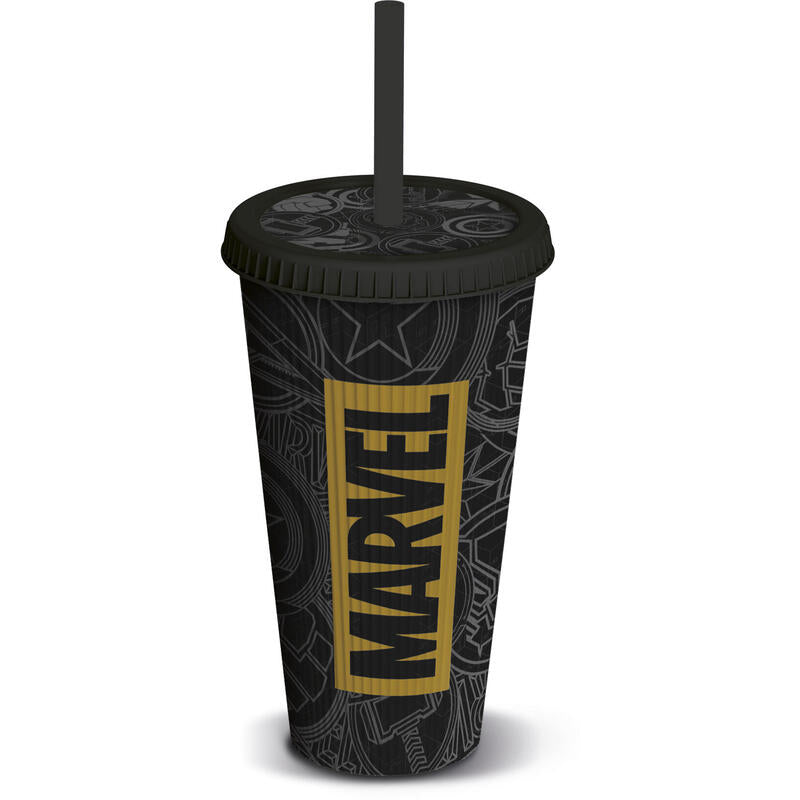 Vaso De Caña En Relieve Pp 790 Ml Marvel Golden Treasure