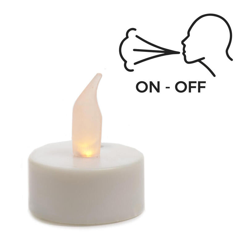 Vela Led Funcion Soplar On-Off Ø3,7cm
