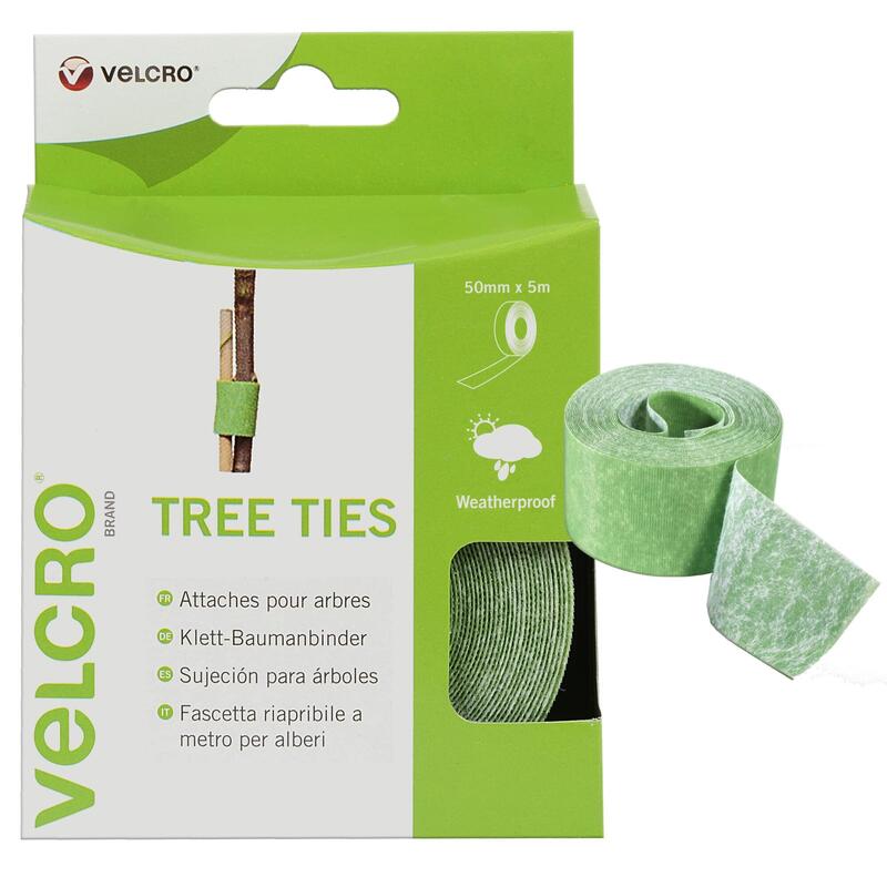 Velcro One-Wrap Cinta De Velcro Baumanbinder, One-Wrap Band 50mm X 5m Grn