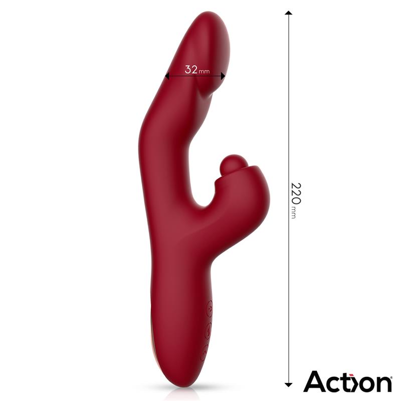 Velter Soft Clit Hitting Ball Con Vibración Y Efecto Calor