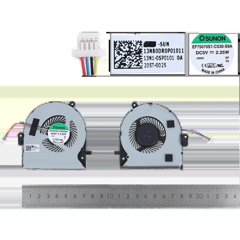 Ventilador Cpu Para Portátil Asus Gl502vm Gl502vml Gx60vm 13nb00r0p02011 13n1 0sp0201