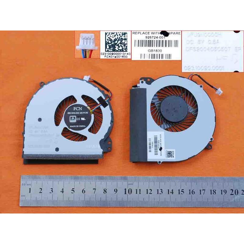 Ventilador Cpu Para Portátil Hp 17-X 17-Bs 17-Y Tpn-M121