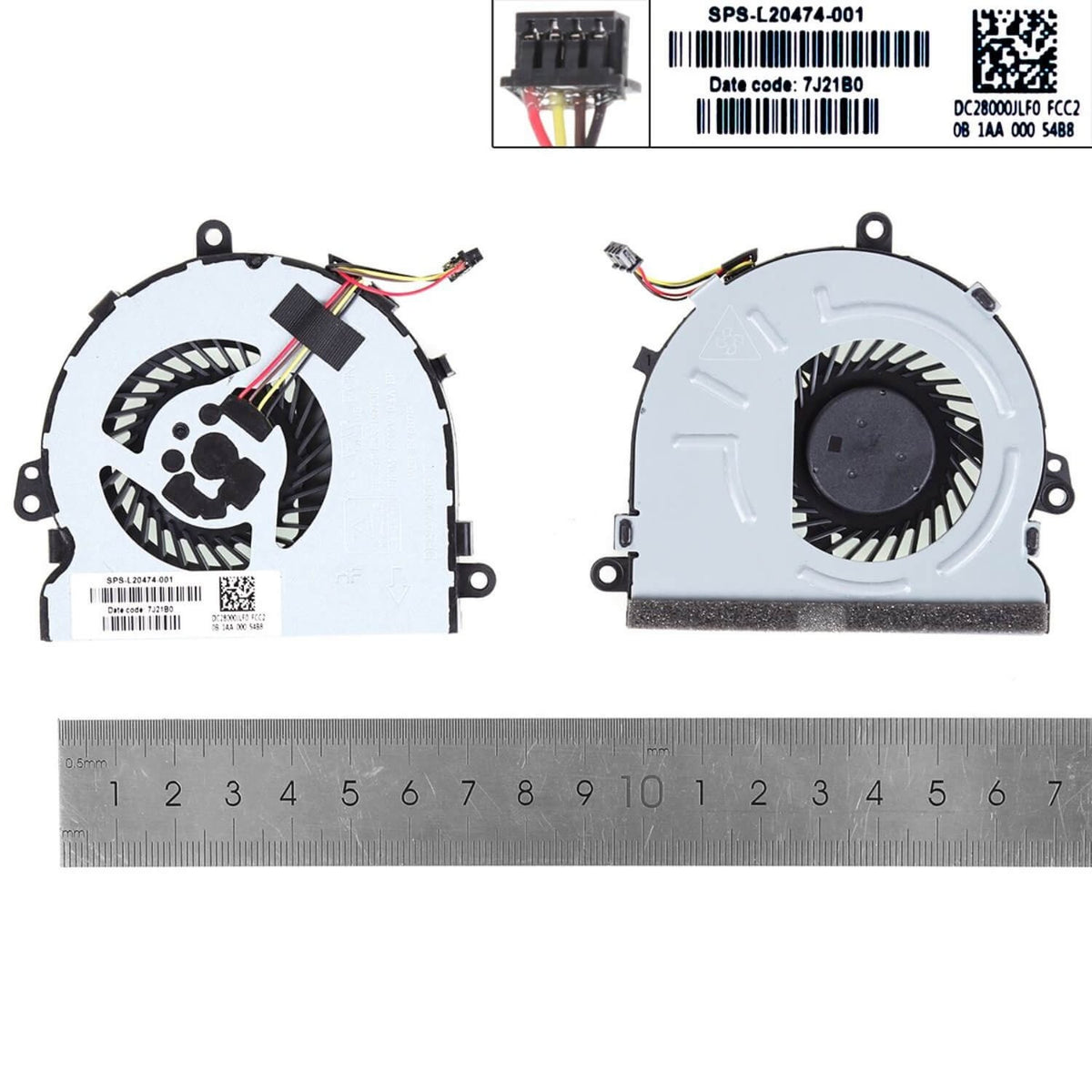 Ventilador Cpu Para Portátil Hp 15-Db 15-Da 15-Dr 250 G7 256 G7 255 G7 Sps-L20474-001