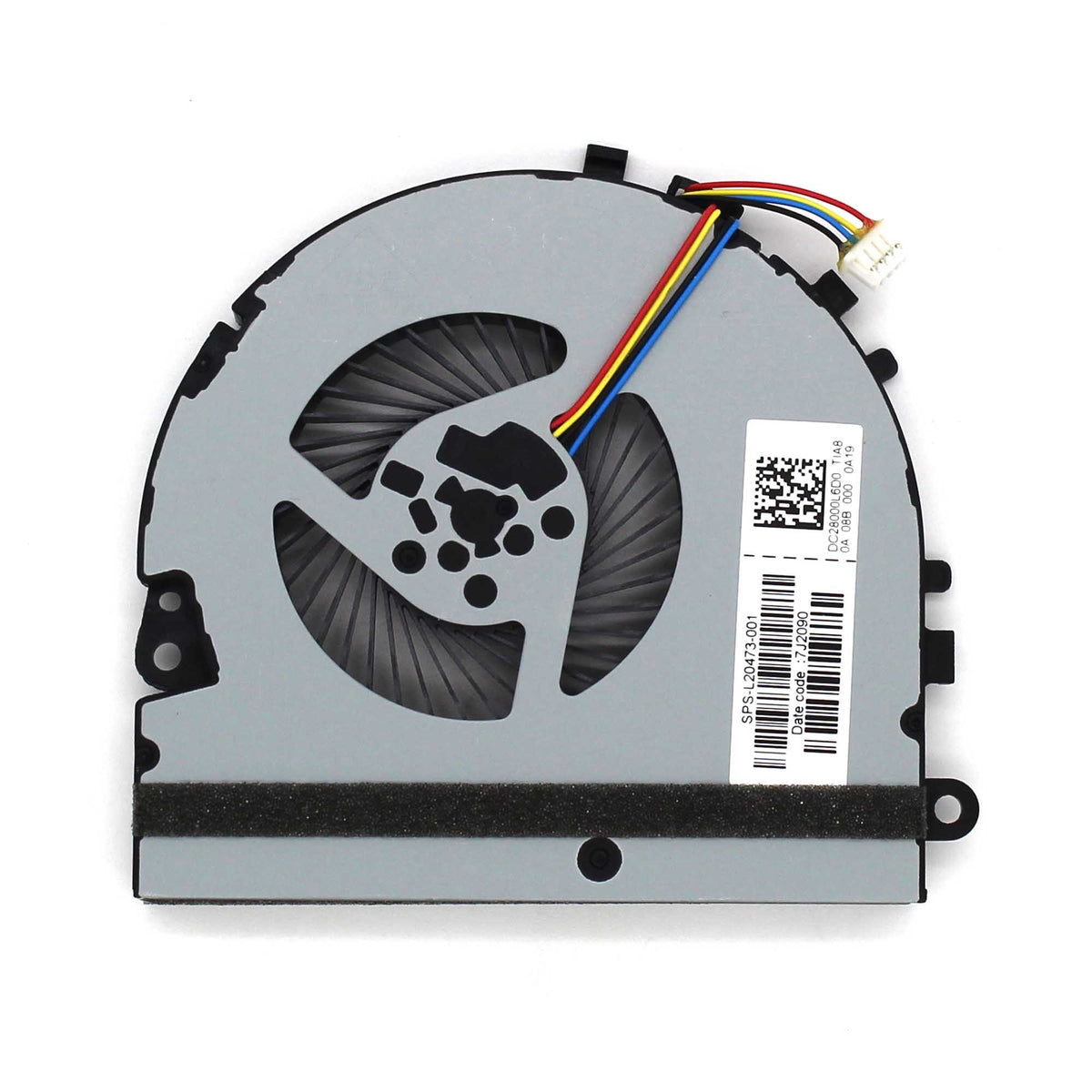 Ventilador Cpu Para Portátil Hp 250 G7 255 G7 256 G7 15-Da 15G-Da 15T-Da 15Z-Da 15-Db 15G-Db