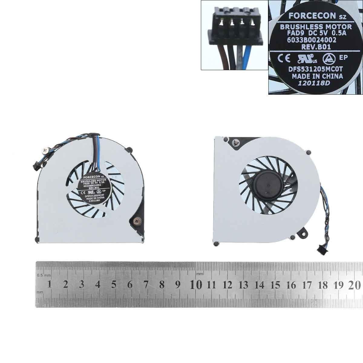 Ventilador Cpu Para Portátil Hp Probook 4530S 4535S 4730S 6460B 6465B 6470B