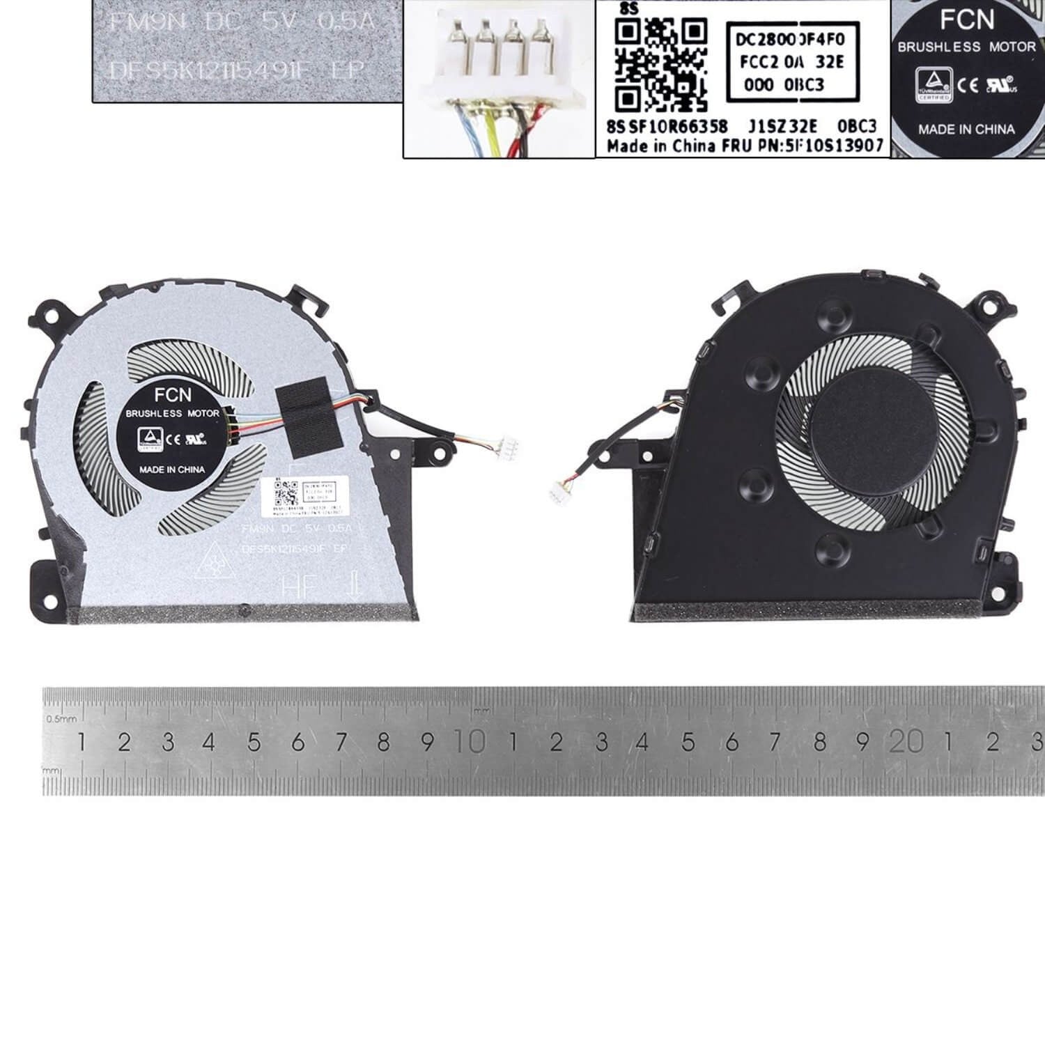 Ventilador Cpu Lenovo Ideapad S145-14Ikb Series Dc28000F4F0 Para Portátil