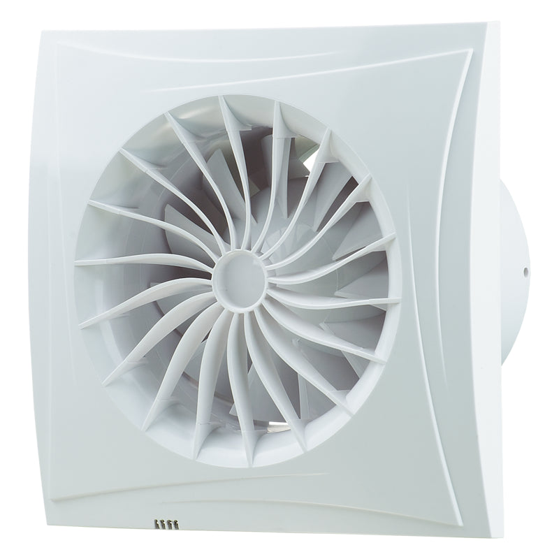 Ventilador De Baño Blauberg Sileo - Ø 100 Mm - Con Temporizador + Sensor De Humedad (Sileo100h)