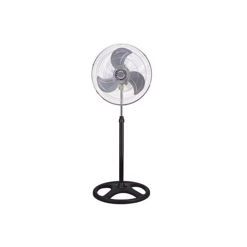 Ventilador De Pie Ag 1802 Negro 3 Velocidades 70w Aspas De Aluminio Oscilancion Pie 18"