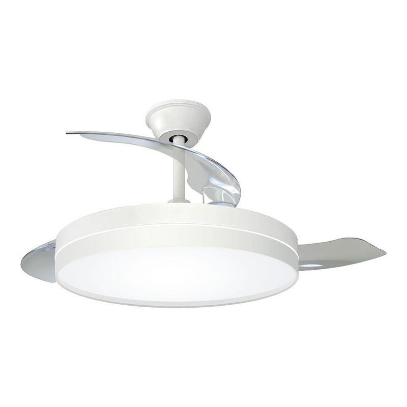 Ventilador De Techo 3cct Ø107 Cm, Blanco