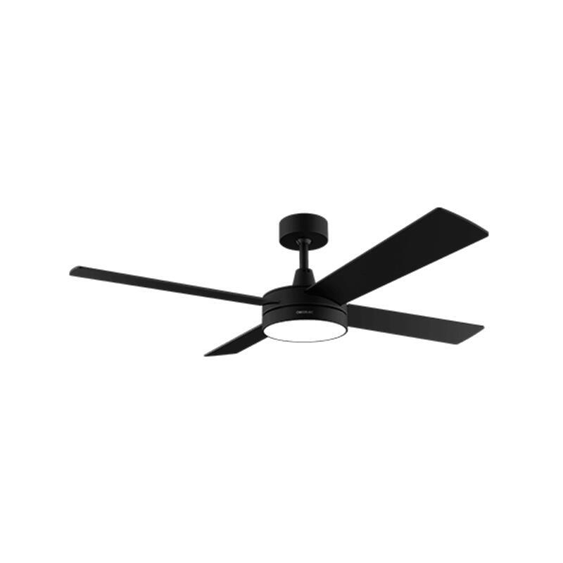 Ventilador De Techo Cecotec Energysilence Aero 5200 Black Line 60w 4 Aspas 132cm 3 Velocidades