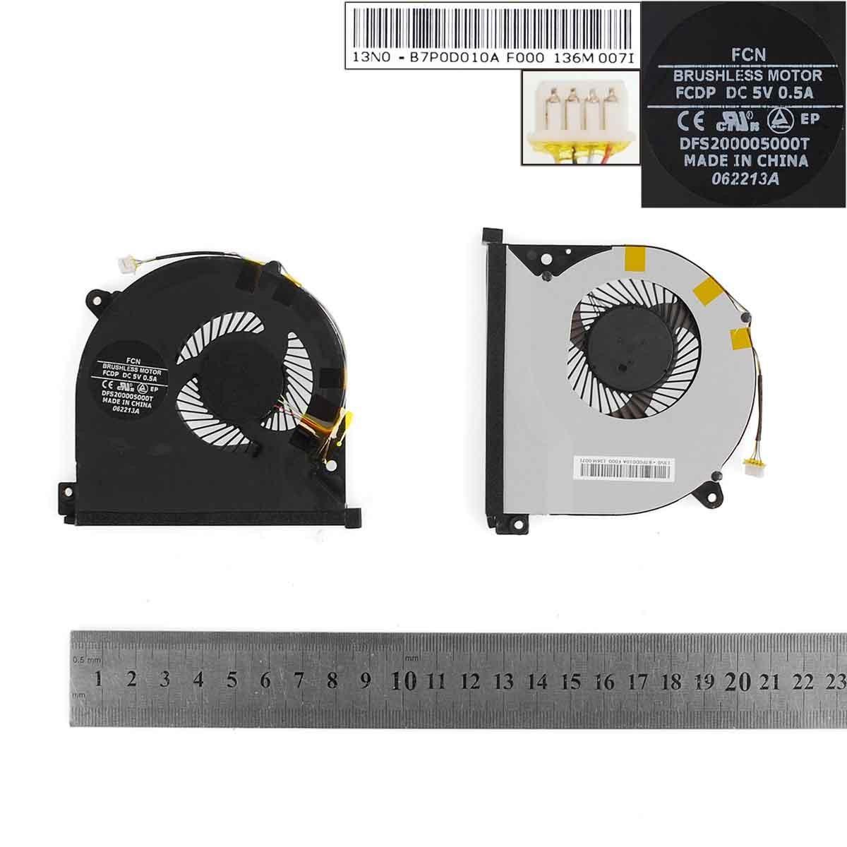 Ventilador Cpu Para Portátil Lenovo Ideapad S500 Eg50050S1-C230-S99