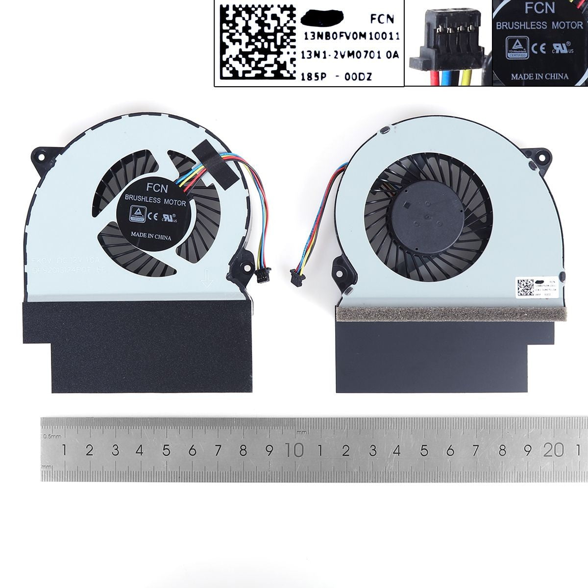 Ventilador Para Portátil Asus Rog Strix S7Z S7Zc Gl702Zc