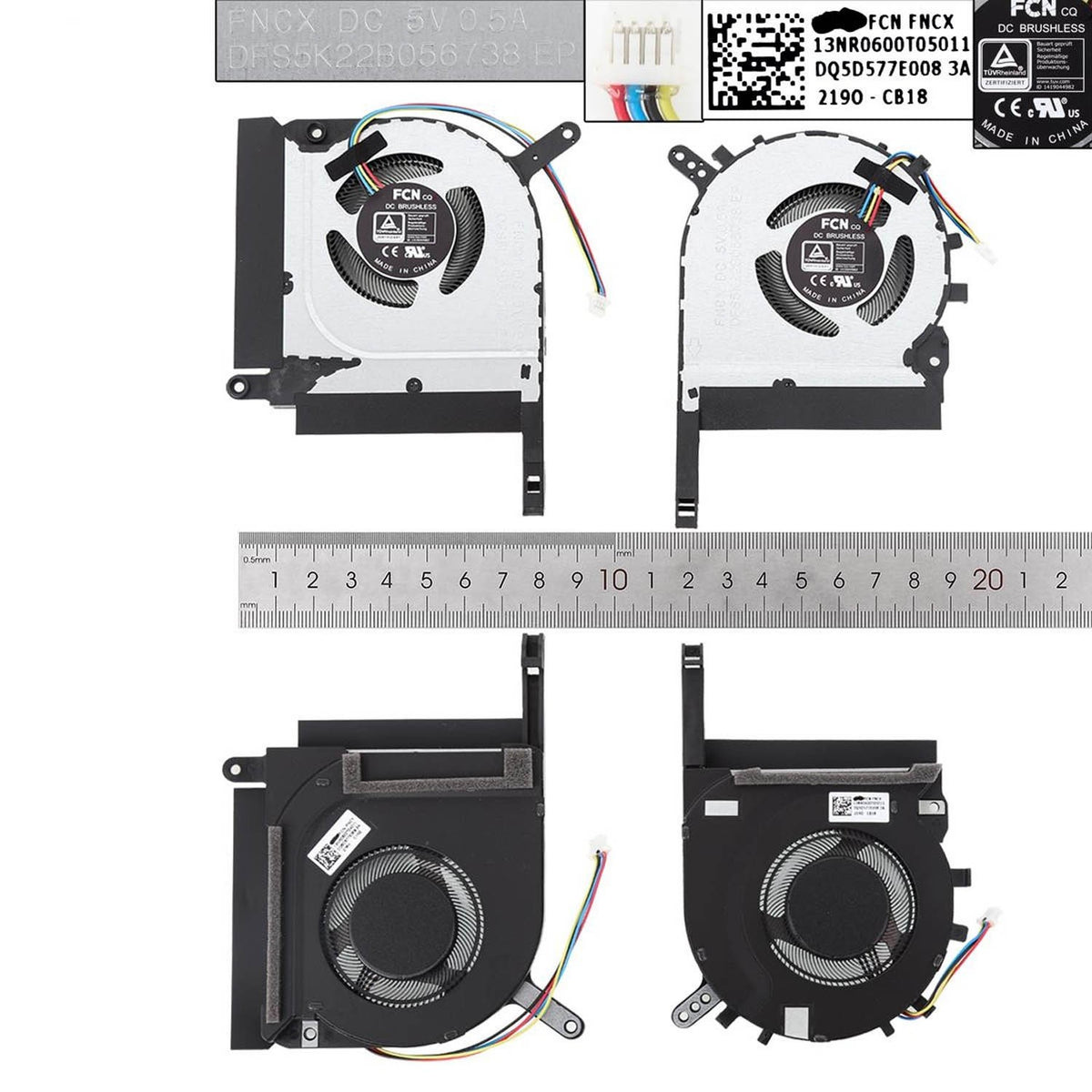 Ventilador Para Portátil Asus Tianxuan 2 Fa506 Fa506Qr A17 (Fa706) 2021
