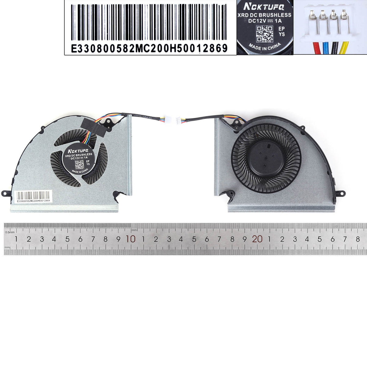 Ventilador Cpu Para Portátil Msi We76 Ge76 Gp76 Ms-17K3 17K2 17K1