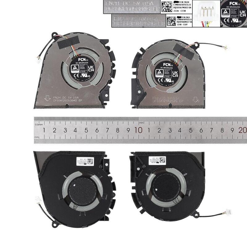 Ventilador Para Portátil Asus Pro 14 M3400qa M3401q K3400p M7400q L+R Org