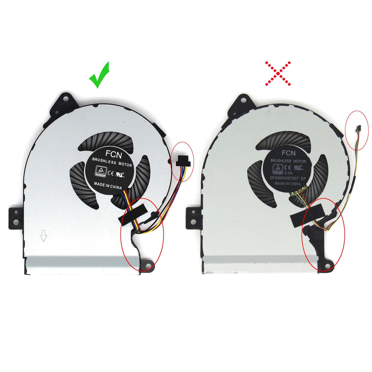 Ventilador Cpu Para Portátil Asus R541 X540Sa X540La X540Lj X540Ya X540Lj X540 X540Ya-Xx017D Dfs2004057S0T