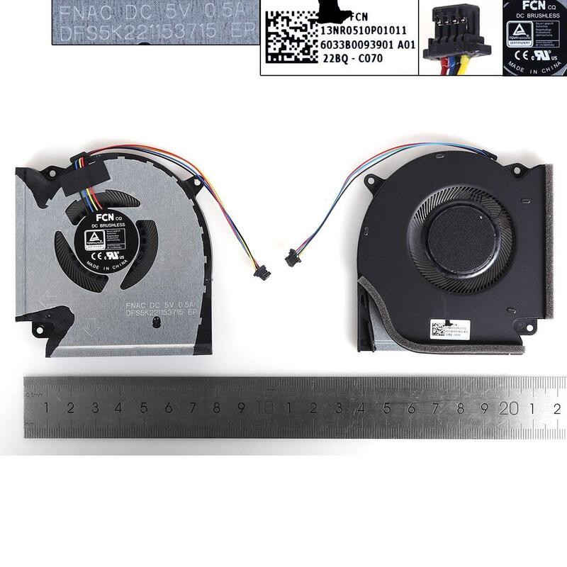 Ventilador Para Portátil Asus Rog Strix G533q G513qr G713qr G733qs 5vcpuorg