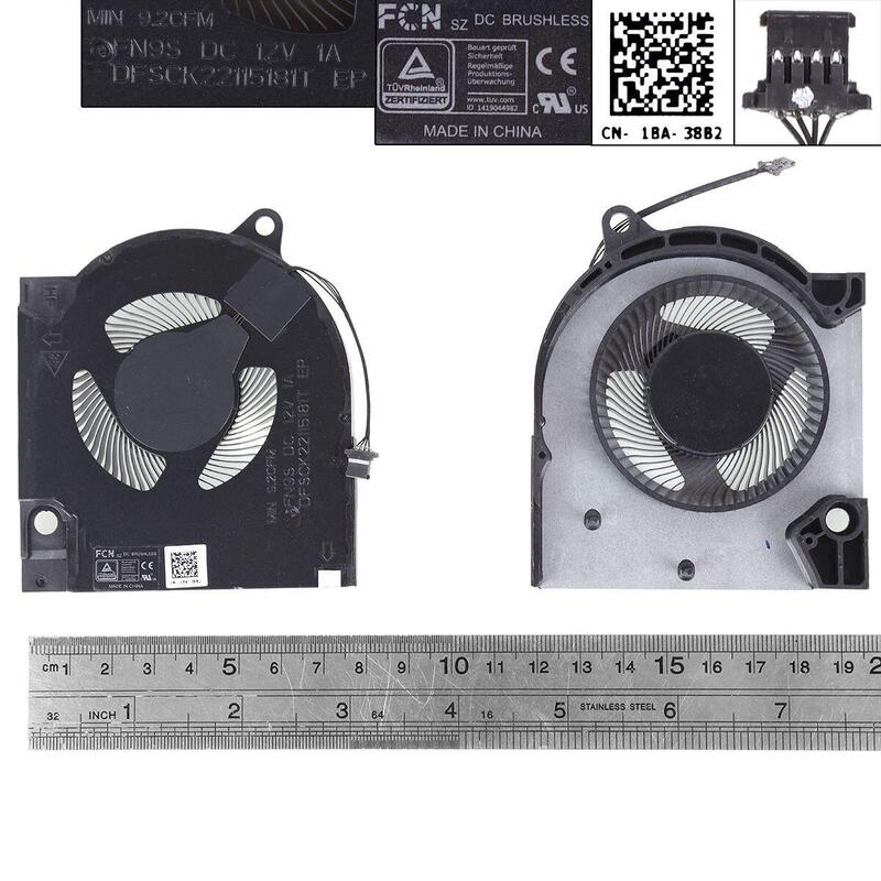 Ventilador Para Portátil Dell G15 5510 5511 Rtx3060 Rtx3050 Gpuorg Rtx3060 Rtx3050