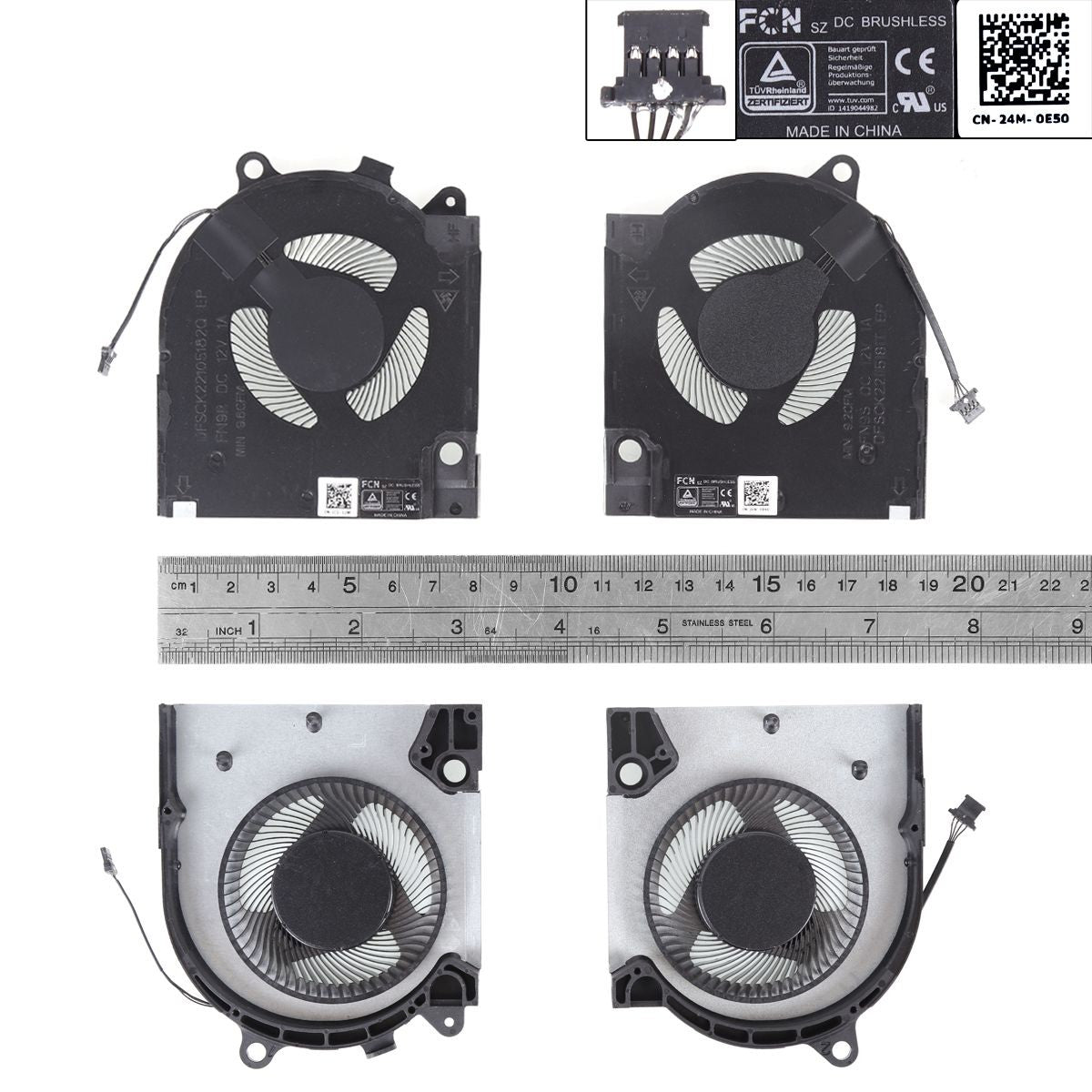 Ventiladores Para Portátil Dell G15 5510 5511 Rtx3060 Rtx3050 Rtx3060 Rtx3050