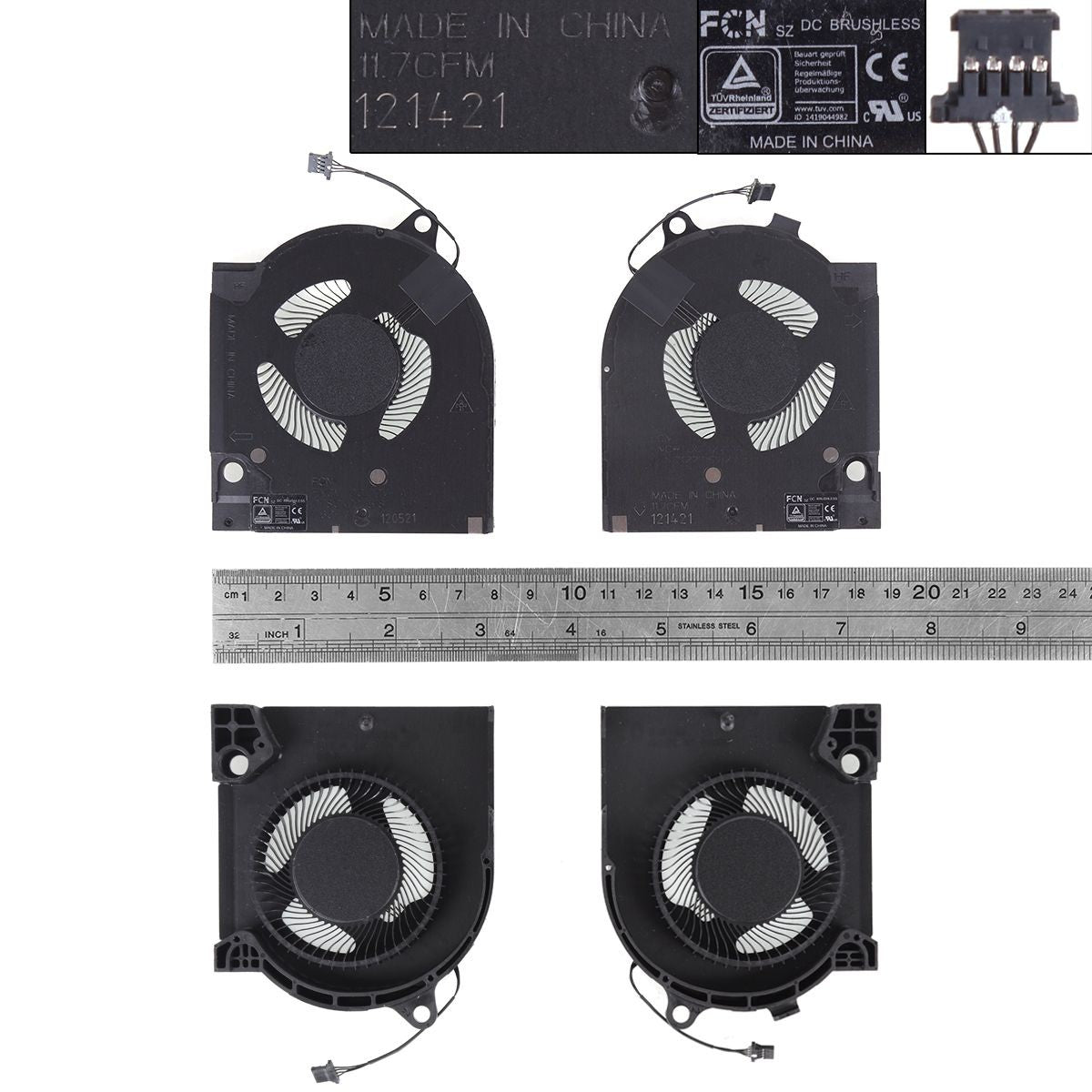 Ventiladores Para Portátil Dell G15 5520 Gtx3070 Gtx3070