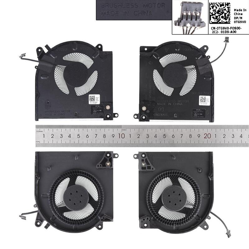 Ventilador Para Portátil Dell M15 R4 R3 0d1x38 0tg9v0 12v L+R,Org 0d1x38 0tg9v0