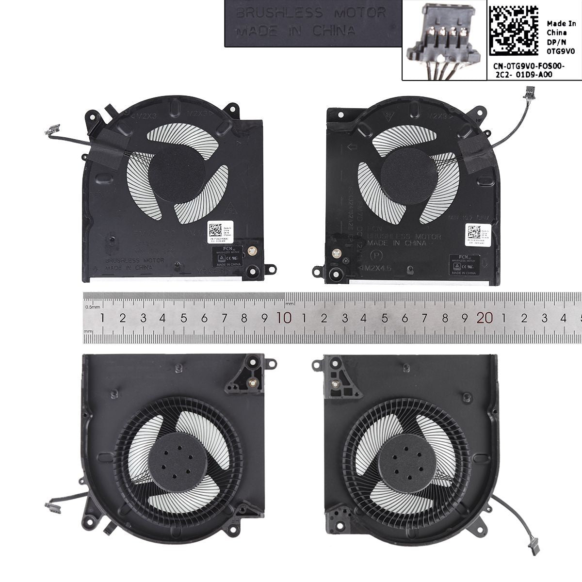 Ventiladores Cpu + Gpu Para Portátil Dell M15 R4 R3 0D1X38 0Tg9V0 0D1X38 0Tg9V0