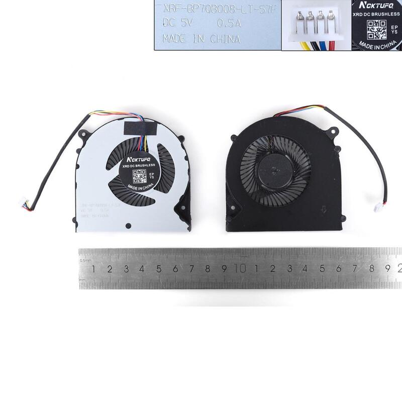 Ventilador Para Portátil Gigabyte P35x P35w P35xv4 P37 Clevo N750 Series 6 31 N75w2 101 Cpu De 4 Pines Copia Alta