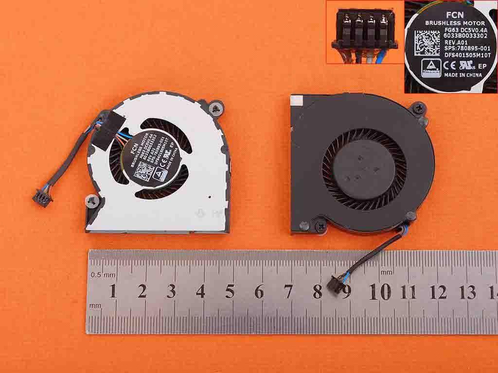 Ventilador Cpu Para Portátil Hp Elitebook 720 820 G1 820 G2 730547-001 780895-001 Dfs401505M10T