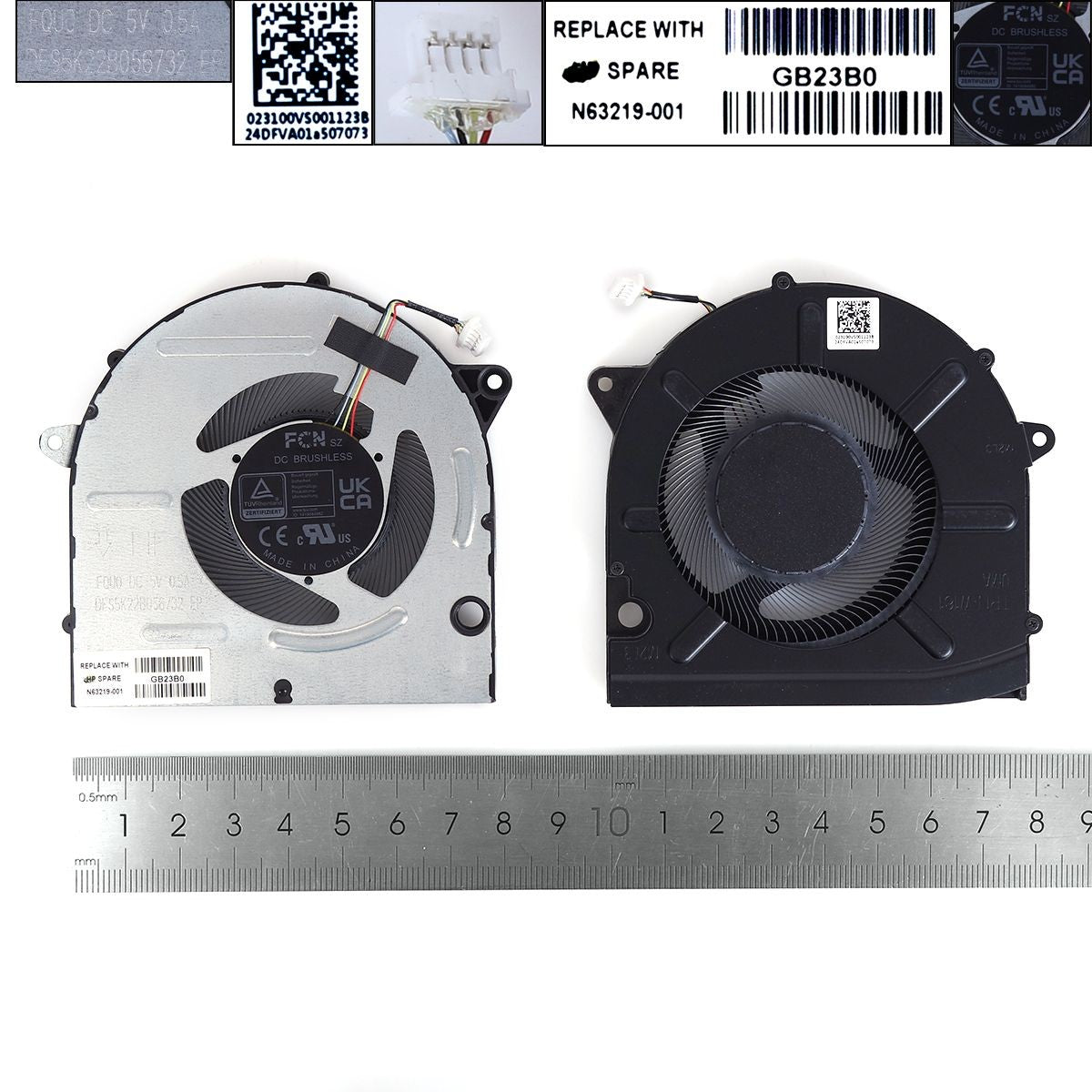 Ventilador Para Portátil Hp Pavilion 16-Ab Tpn-W161 N63219-001 5V