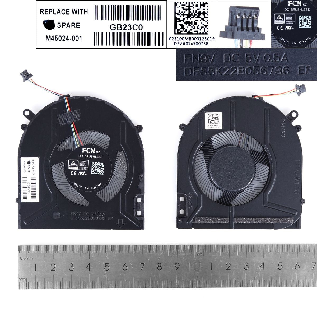 Ventilador Para Portátil Hp Pavilion X360 14-Dy Tpn-W146