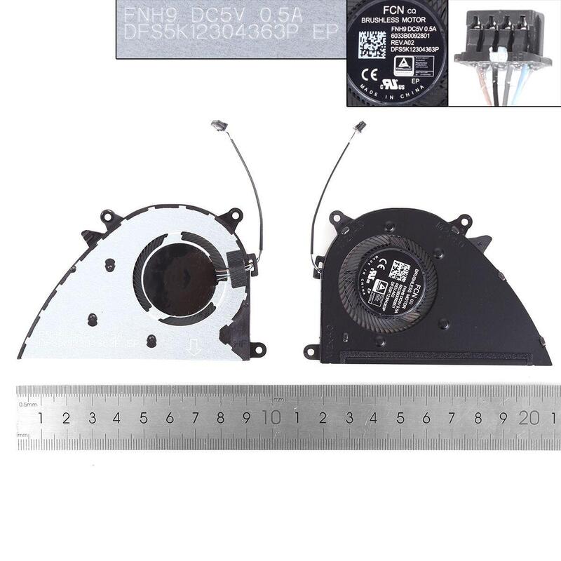 Ventilador Para Portátil Hp Probook 470 G8 G9 Envy 17 Cn 17 Cp 17 Dn (Original)