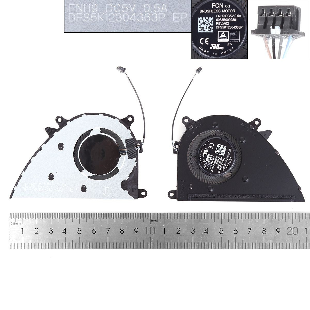 Ventilador Para Portátil Hp Probook 470 G8 G9 Envy 17-Cn 17-Cp 17-Dn