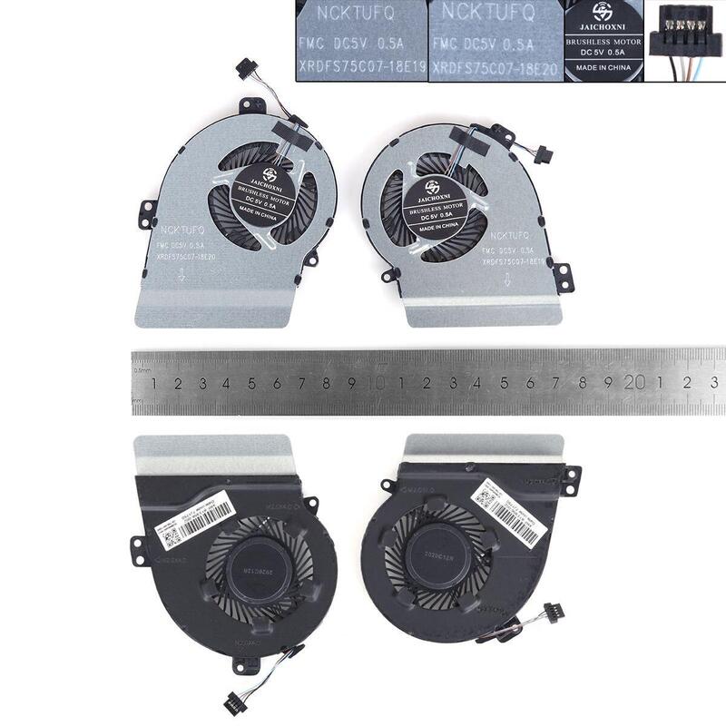 Ventilador Para Portátil Hp Tpn Q208 15 Csl+R, Versión De Copia Alta 2 L40619 001 L40620 001