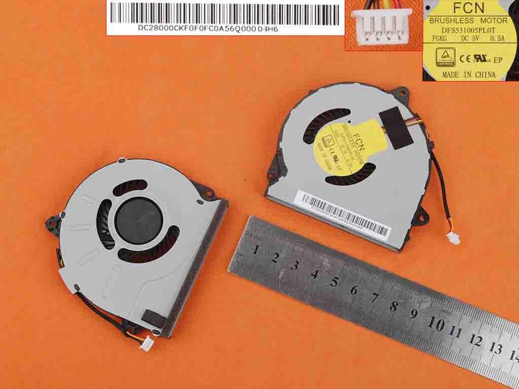 Ventilador Cpu Para Portátil Lenovo G50-70 G40-70 G40-30 G40-45At Z50-70 Dfs531005Pl0T-Fgkg Eg75080S2-C011-S9A