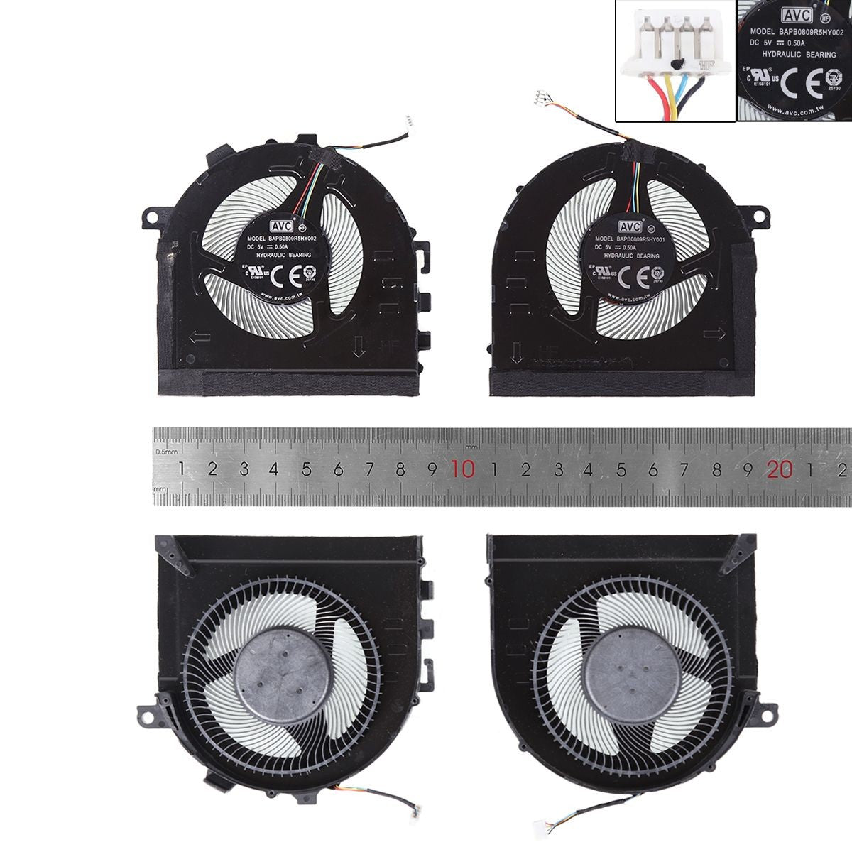 Ventiladores Cpu + Gpu Para Portátil Lenovo Ideapad Gaming 3-15Ach6 5H40S20432 82K2